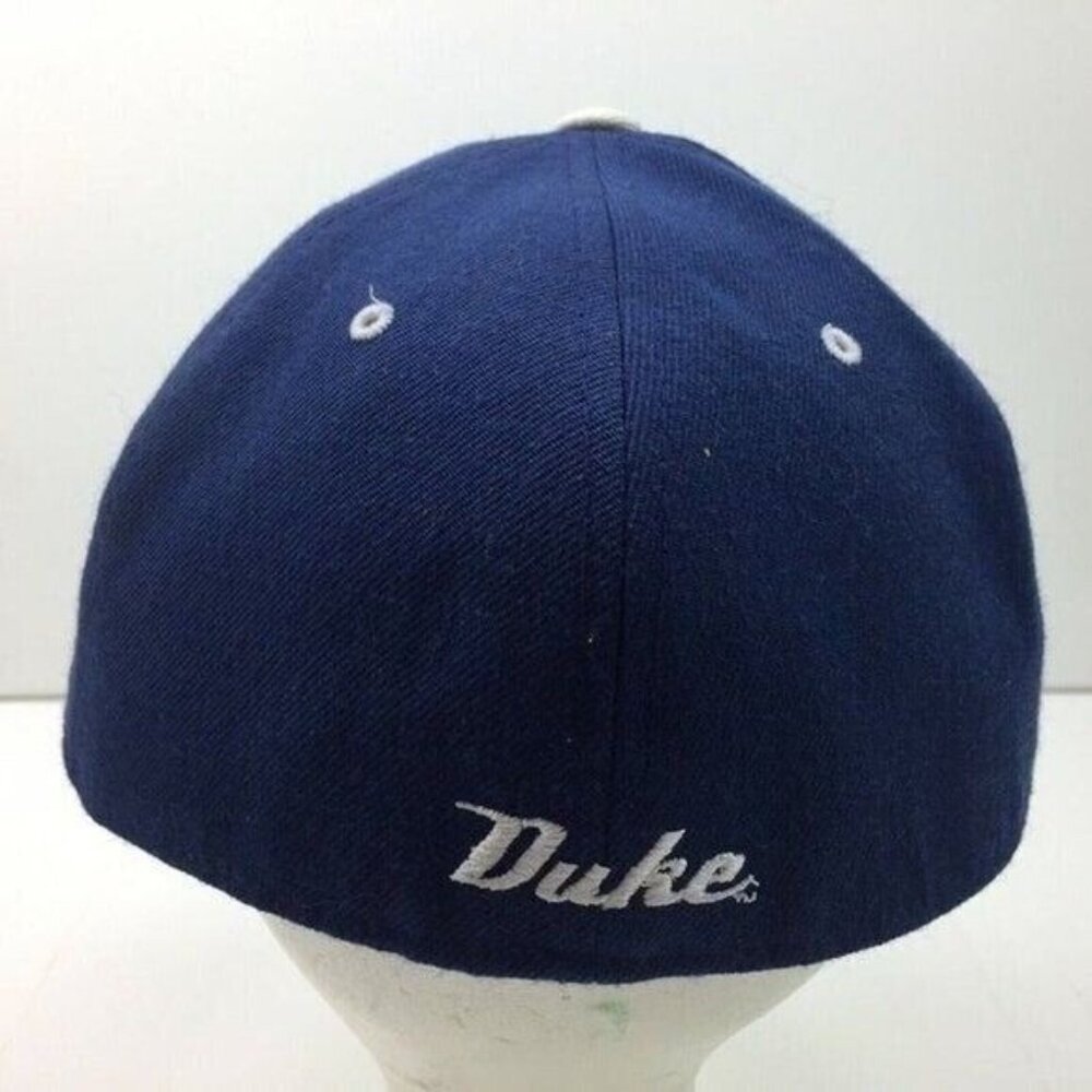 Authentic Zephyr Mens Blue Duke University Baseball Hat Cap Logo Size 7 3/8 - Picture 6 of 8